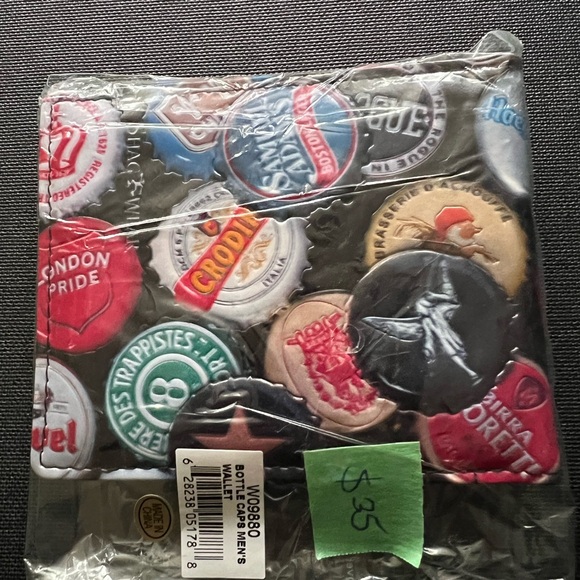 Shagwear Bottle Caps Men’s Wallet - Picture 5 of 5